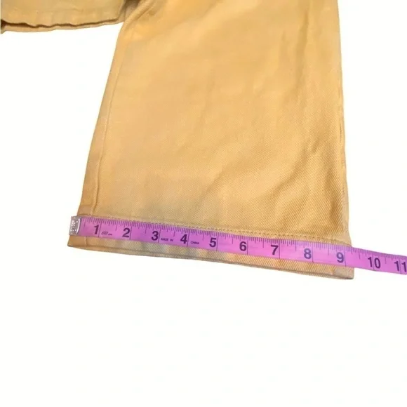 Urban Outfitters Yellow Denim Overalls Jumpsuit Women’s Size M - Picture 10 of 14